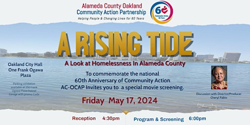 Primaire afbeelding van Community Action Agency 60th Anniversary - Film Screening "A Rising Tide"