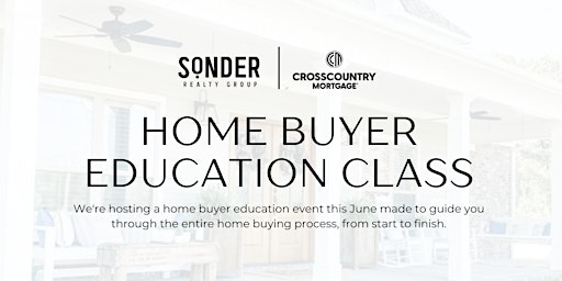 Imagem principal do evento Home Buyer Education Class