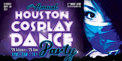 Immagine principale di The 6th Annual Houston Cosplay Dance Party 2024 