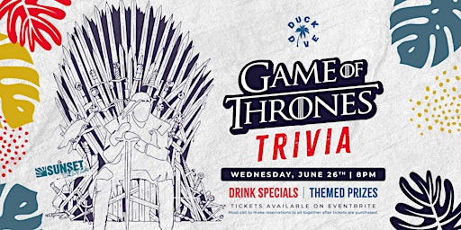 Game of Thrones Trivia at The Duck Dive primary image