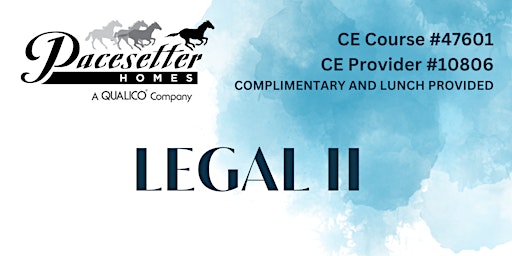 Immagine principale di Legal II CE Course 