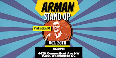 Imagem principal do evento Washington DC - Farsi Standup Comedy Show by ARMAN