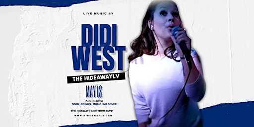 Imagem principal do evento Didi West Band at The Hideaway