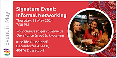 Signature Event: Informal Networking May (in person)