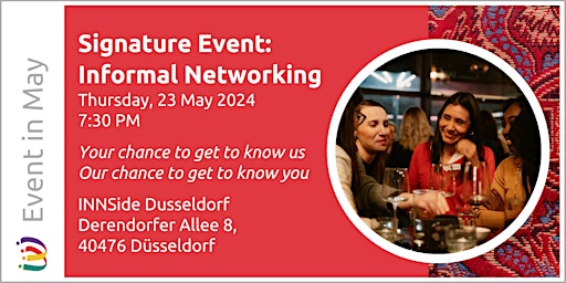 Signature Event: Informal Networking May (in person)  primärbild