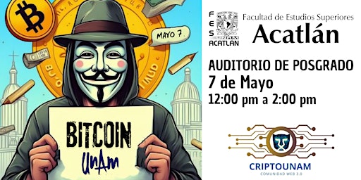 Imagem principal do evento Bitcoin Day - Fes Acatlán