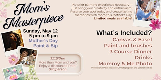 Mom's Masterpiece: Mother's Day Sip & Paint Event primary image