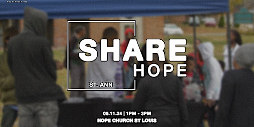 Imagem principal do evento SHARE HOPE ST. ANN