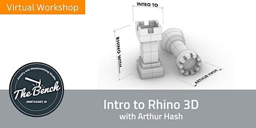 Image principale de Intro to Rhino 3D - Virtual Workshop