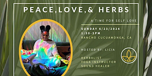 Imagem principal do evento Peace, Love, and Herbs