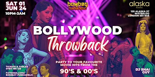 Bollywood Throwback 90s and 00s Party primary image