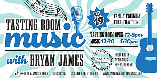LIVE MUSIC with Bryan James! primary image