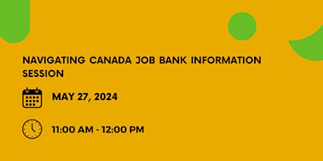 Navigating Canada Job Bank Information Session