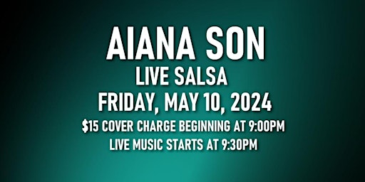 Salsa Night with Live Band: Aina Son primary image