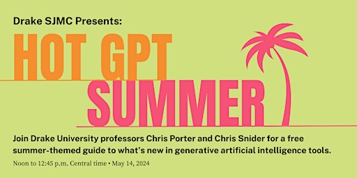 Imagem principal de Hot GPT Summer - A Summer-Themed Generative AI Event