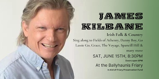 Imagem principal do evento James Kilbane Irish Night in Ballyhaunis