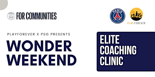 Elite Coaching Clinic - PSG x Play Forever primary image