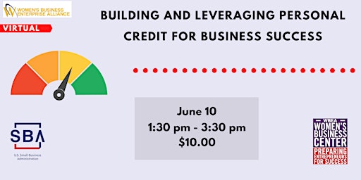 Imagem principal do evento Building and Leveraging Personal Credit for Business Success