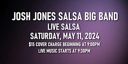 Imagem principal do evento Josh Jones Big Salsa Band