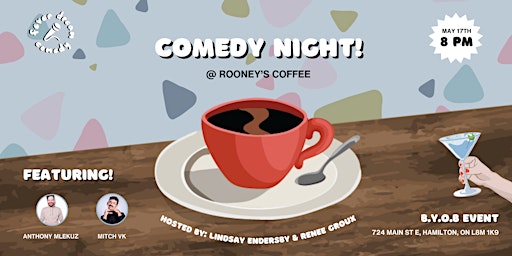 Imagem principal do evento Fever Dream Comedy @ Rooney's Coffee Shop