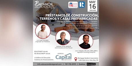 PRESTAMOS DE CONSTRUCCION, TERRENOS Y CASAS PREFABRICADAS