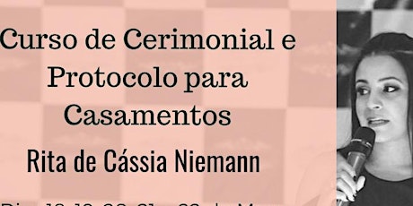 Imagem principal do evento Curso de Formação para Cerimonialistas Brasília - DF