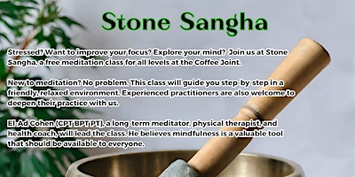 Stone Sangha: A Meditation Event primary image