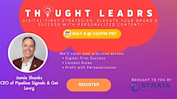 Digital-First Strategies: Elevate Your Brand's Success with Personalized Content! primary image
