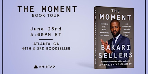 Imagem principal do evento In conversation with Bakari Sellers author of The Moment