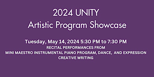 Imagem principal de 2024 UNITY Artistic Program Showcase