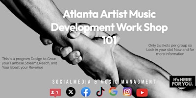 Primaire afbeelding van Atlanta Artist Music Development Work Shop 101