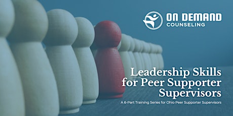 Leadership Skills for Peer Support Supervisors (IN PERSON)