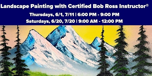 Landscape Painting with Certified Bob Ross Instructor®  (Summer Session)  primärbild