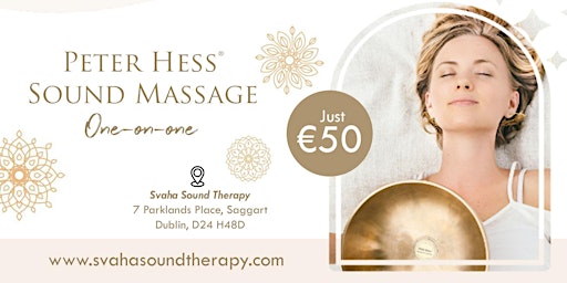 Imagem principal do evento Sound Healing Therapy - Peter Hess® Sound  Massage