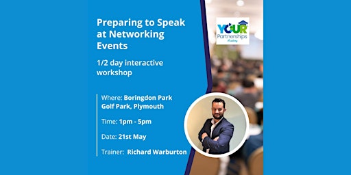 Preparing to Speak at Networking Events primary image