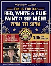 Red, White & Blue Paint & Sip Night