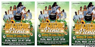 WE OUTSIDE PICNIC JAM:  DENIM COOKOUT EDITION primary image