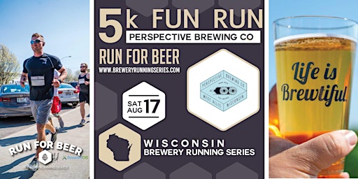 Hauptbild für 5k Beer Run x Perspective Brewing | 2024 Wisconsin Brewery Running Series