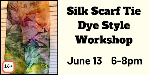 Imagem principal do evento Silk Scarf Tie Dye Style Workshop