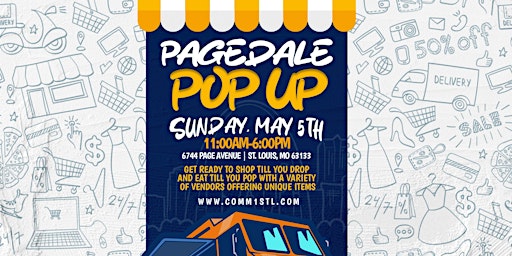 Imagem principal do evento Pagedale Pop-Up Shop