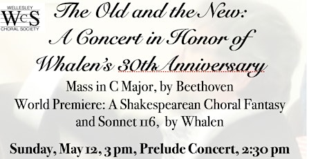 The Old and the New: A Concert in Honor of Whalen's 30th Anniversary