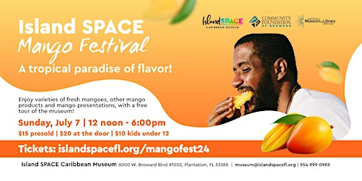 Imagem principal do evento Island SPACE Mango Festival