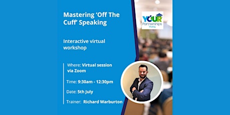 Mastering ‘off the cuff’ speaking (Online course)
