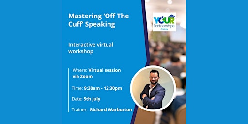 Mastering ‘off the cuff’ speaking (Online course) primary image