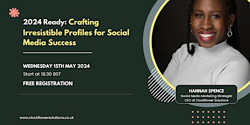 Imagem principal do evento 2024 Ready: Crafting Irresistible Profiles for Social Media Success