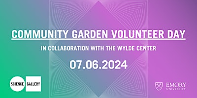 Primaire afbeelding van Community Garden Volunteer Day