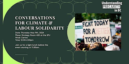 Imagem principal do evento Conversations for Climate & Labour Solidarity