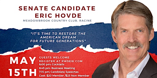 Image principale de Rally for Restoration: Join Eric Hovde to Restore the American Dream!