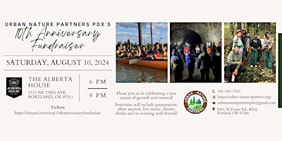 Urban Nature Partners PDX 10th Anniversary Fundraiser  primärbild