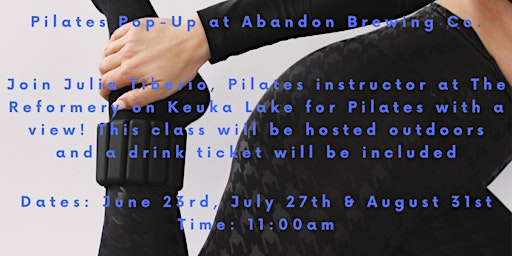 Pilates Pop-Up at Abandon Brewing Co. primary image